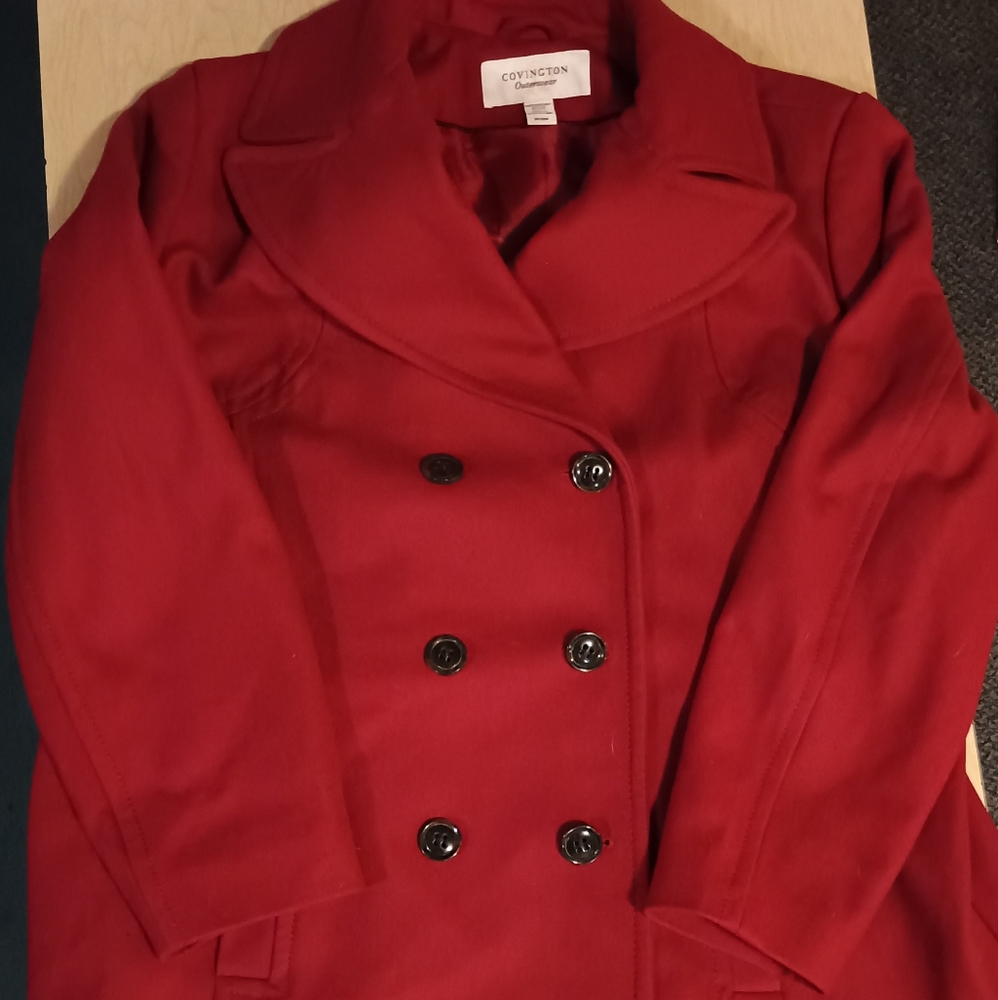 Covington Outerwear Womens Wool Peacoat Sz 20-22W